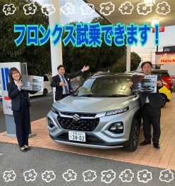フロンクス試乗車ございます！！